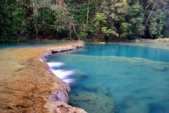 Bild på Semuc champey guatemala waterfall cascade 
