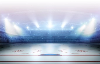 Bild på Ice hockey stadium 3d rendering