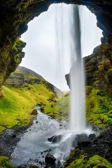Bild på Kvernufoss in Iceland