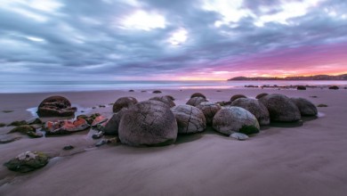 Afbeeldingen van Moeraki Boulders