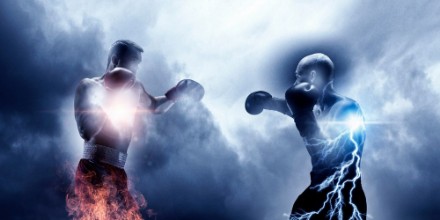 Bild på Determined to be winner  Mixed media