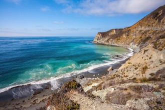 Bild på The  ocean bay with emerald water