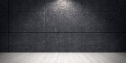 Picture of Emty room with concrete wall
