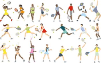 Picture of Tennis Athletes Set