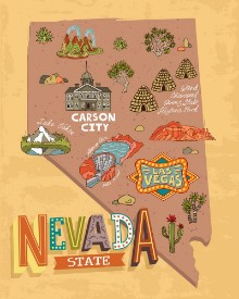 Imagem de Map of Nevada