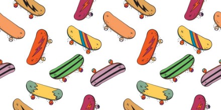 Picture of Skateboard pattern I