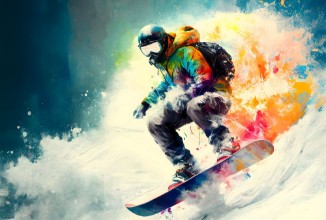 Снимка на Illustration Snowboard I