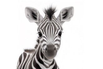 Baby zebra paveikslėlis