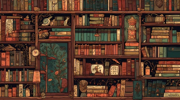 Imagem de Animated Bookshelf