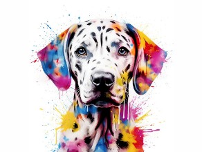 Afbeeldingen van Colorful dog