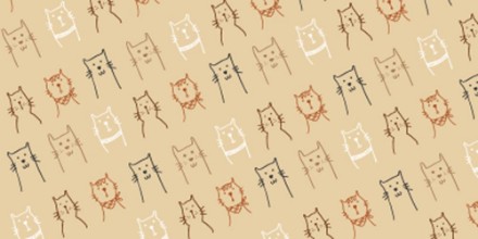 Obrazek Cat pattern I