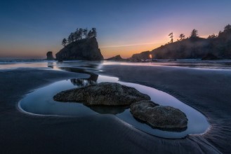 Picture of Twilight at Second Beach