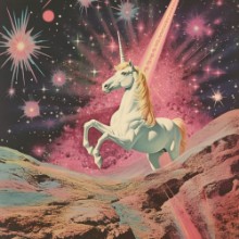 Bild von Unicorn in Space