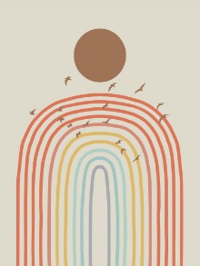 Снимка на Rainbow Arch and Birds