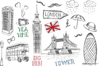 Bild på Set of England symbols