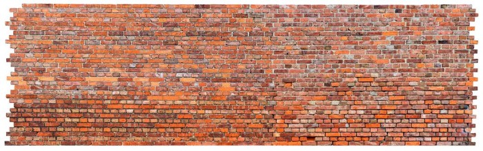 Bild på Strukturierte Backsteinmauer -  Weier Hintergrund