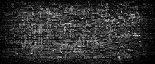 Picture of Black Grunge Brick Wall