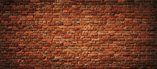 Bild på Red Brick wall panoramic view