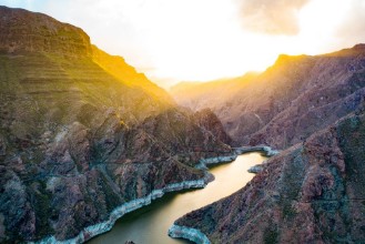 Picture of Gran Canaria summer road Aerial photo 