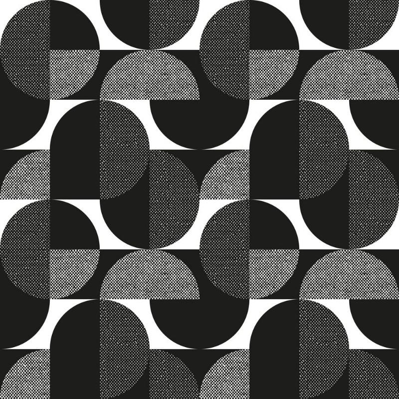 Bild på Black and white geometric modern seamless pattern