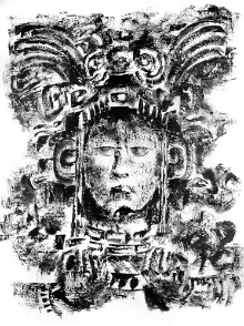 Bild på Mayan God