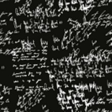 Bild på Seamless vector pattern White text on a black background