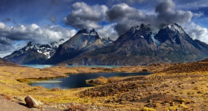 Bild på Mountain panorama Torres del Paine National Park Patagonia Ch