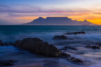 Bild von Table Mountain sunset