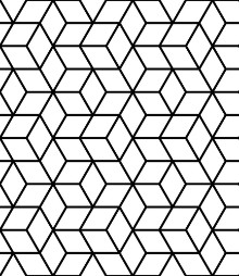 Picture of Seamless geometric pattern with cubes