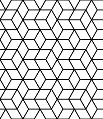 Bild von Seamless geometric pattern with cubes