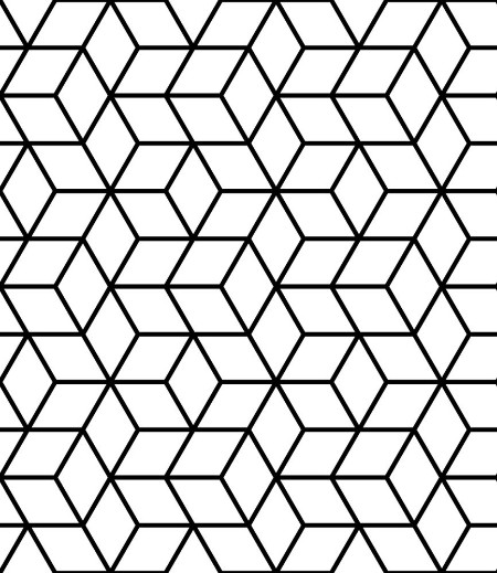 Image de Seamless geometric pattern with cubes