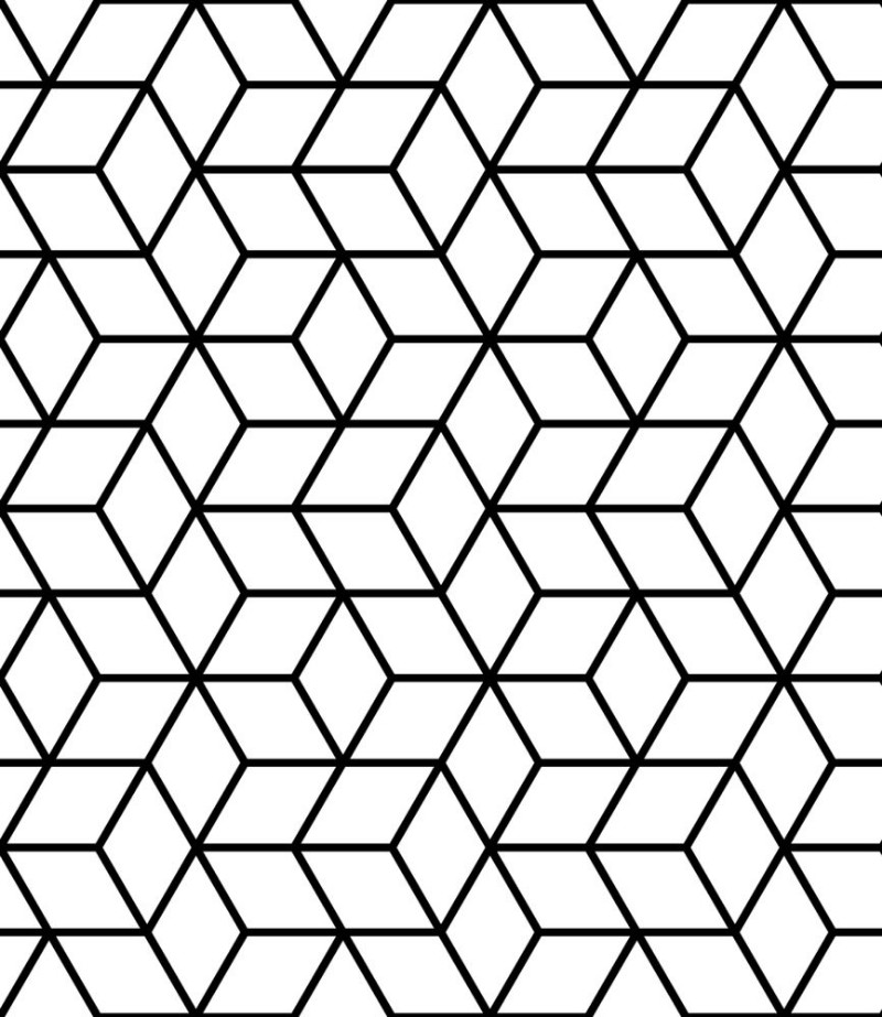 Picture of Seamless geometric pattern with cubes