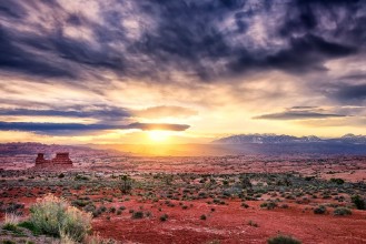 Afbeeldingen van Sunrise in the Utah Desert