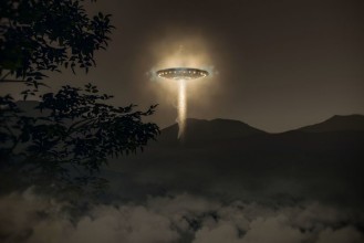 Bild vun UFO-Weltraum