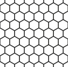 Afbeeldingen van A seamless hexagonal pattern