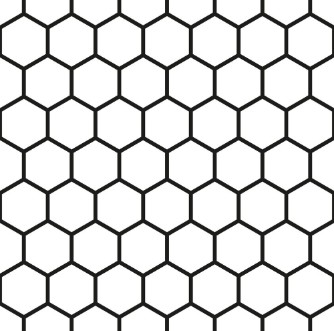 Picture of A seamless hexagonal pattern