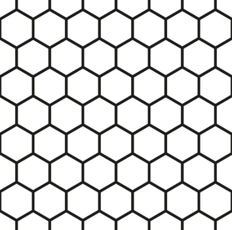 Bild på A seamless hexagonal pattern