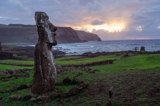 Afbeeldingen van Dawn on Isla de Pascua Rapa Nui Easter Island
