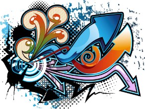 Bild vun Graffiti background