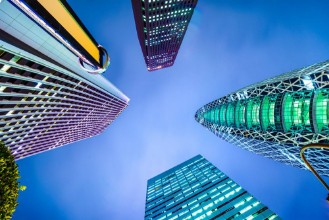 Afbeeldingen van Shinjuku Tokyo Japan Financial District Cityscape