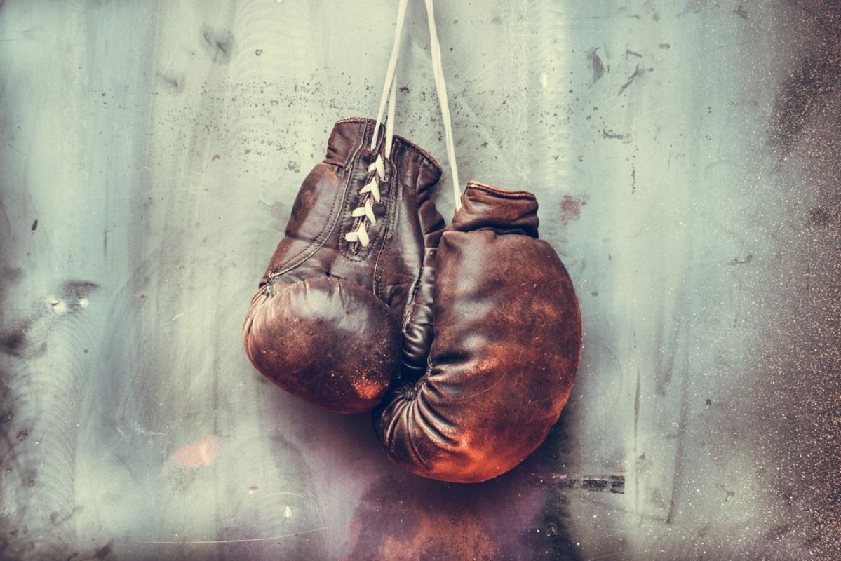 Afbeeldingen van Old boxing gloves