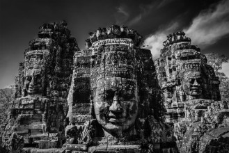 Image de Faces of Bayon temple Angkor Cambodia