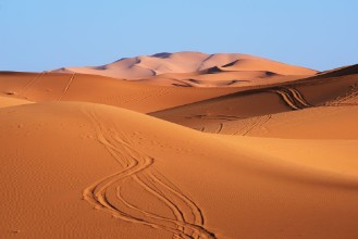 Picture of Morocco Sand dunes of Sahara desert