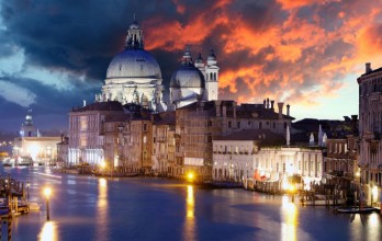 Picture of Venice - Grand Canal and Basilica Santa Maria della Salute