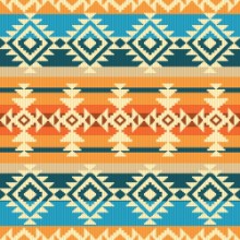 Bild på Navajo style geometric seamless pattern