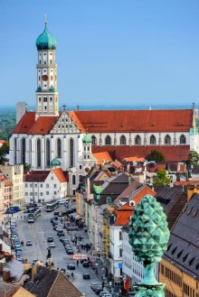 Bild på Augsburg Germany old town skyline