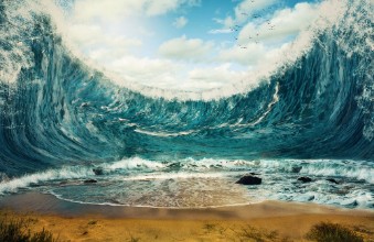 Bild von Huge waves