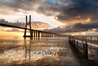 Bild på Pont Vasco de Gama Lisboa