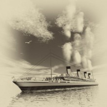 Pilt Titanic ship - 3D render