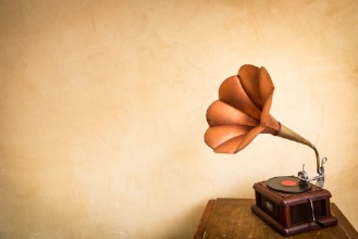 Afbeeldingen van Retro music concept